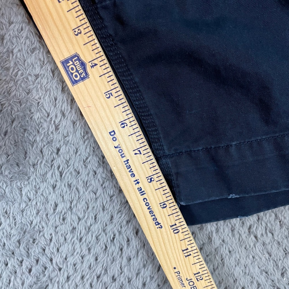 Vintage Polo Ralph Lauren Gellar Fatigue Short Cargo Chin Men 35 Blue Distressed - Picture 8 of 8